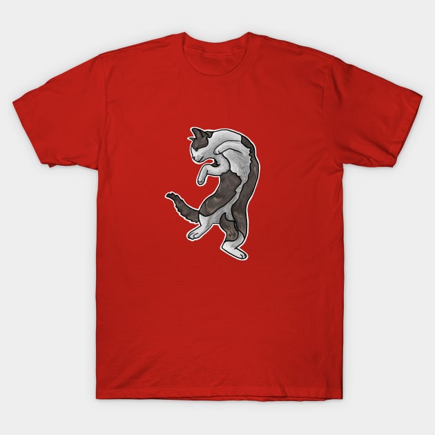 Dancing kitty T-Shirt by Johka